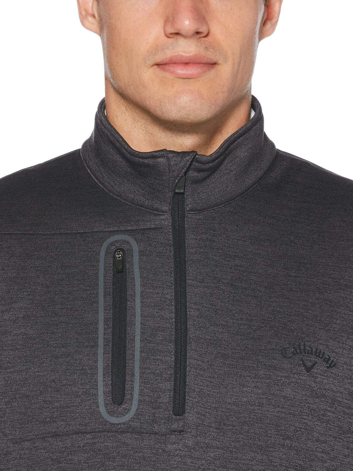 Mens Quarter Zip Pullover with Pocket-Jackets-Callaway