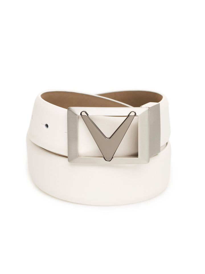 Signature Chevron Belt-Belts-Bright White-OS-Callaway