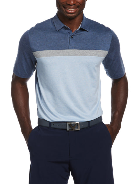 Mens Soft Touch Color Golf Block Apparel Callaway Polo 