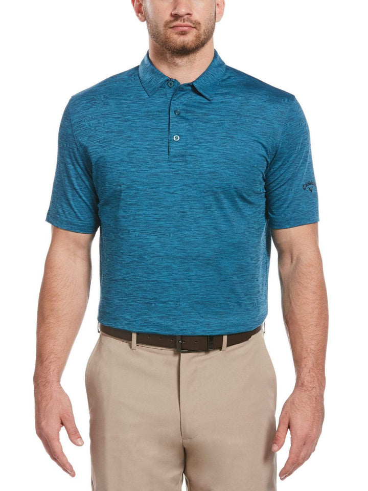 Mens Space Dyed Polo Polos Deep Dive / L