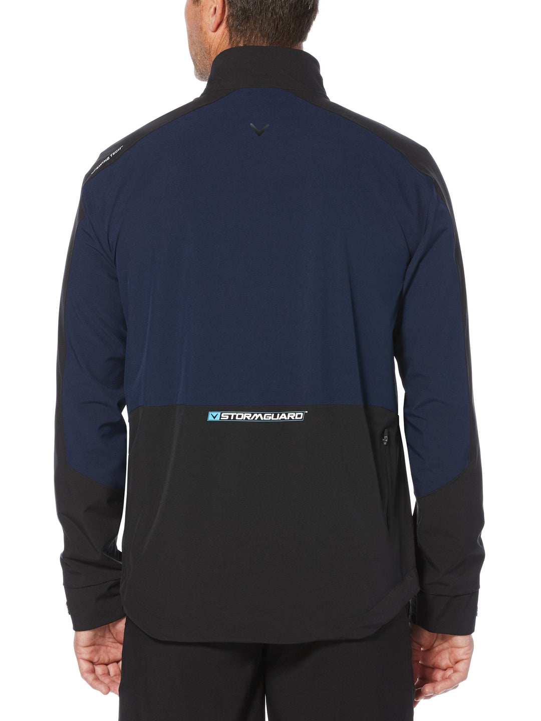 Veste matelassée Callaway Apparel Golf Chev soudée bleue homme Veste matelassée Callaway Apparel Golf Chev soudée bleue homme