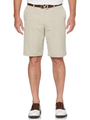 Mens Stretch Pro Spin Short with Active Waistband-Shorts-Plaza Taupe-34-Callaway Apparel