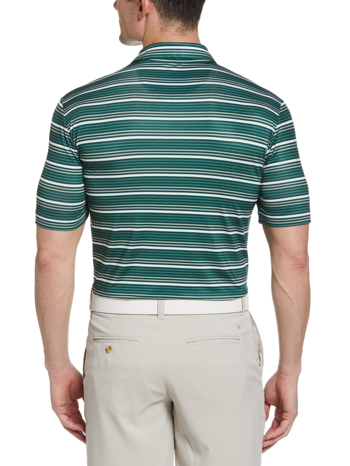 Stripe Golf Polo (Trekking Green) 