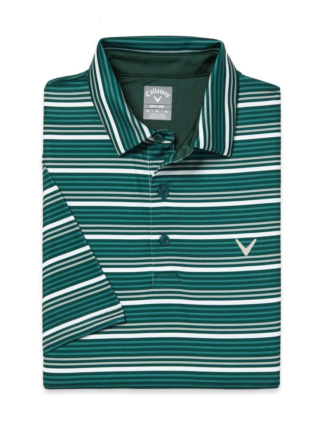 Stripe Golf Polo (Trekking Green) 