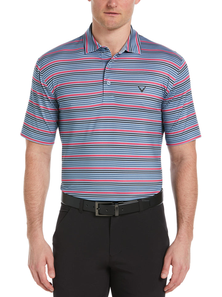 Stripe Golf Polo (Mountain Spring) 