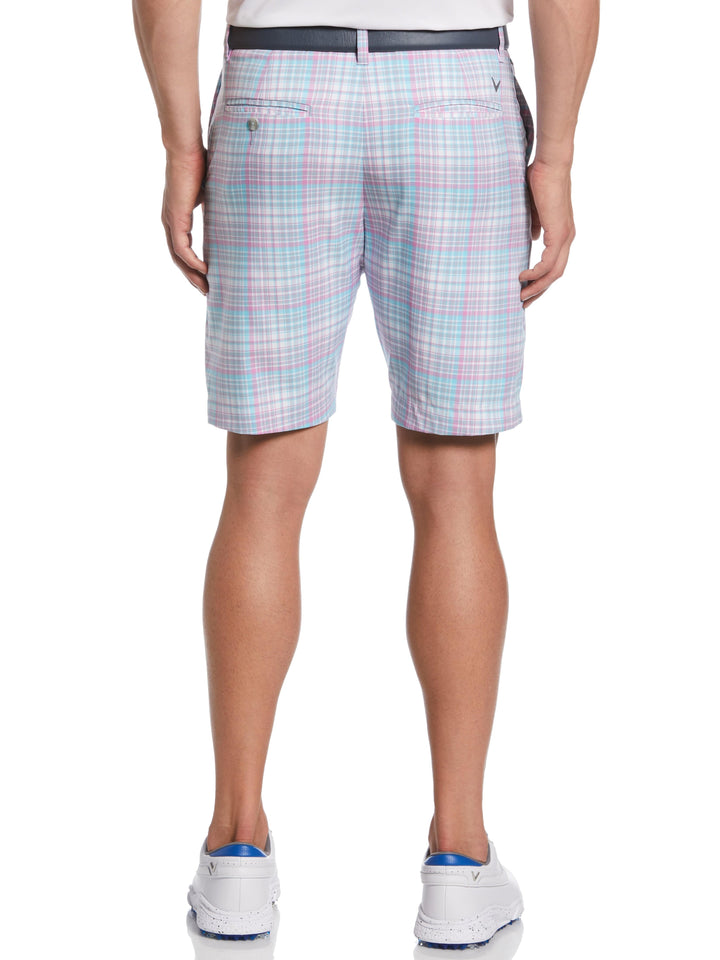 Sun Worn Plaid Ergo Short (Bright White) 