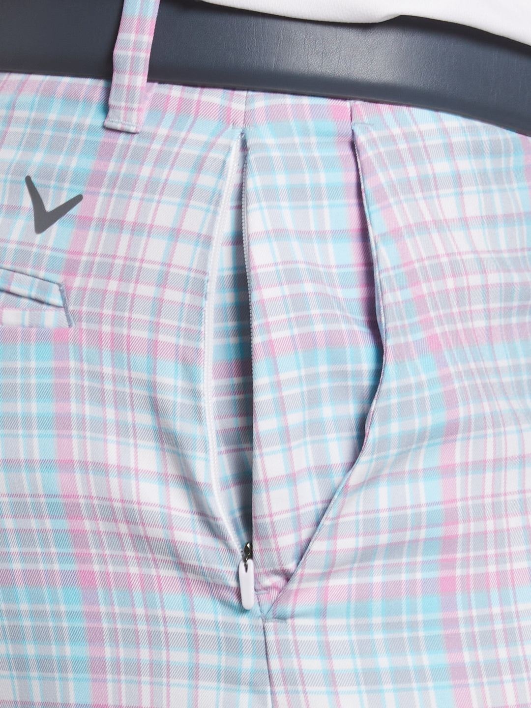 Sun Worn Plaid Ergo Short (Bright White) 