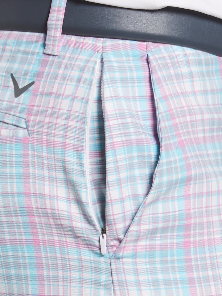 Sun Worn Plaid Ergo Short (Bright White) 