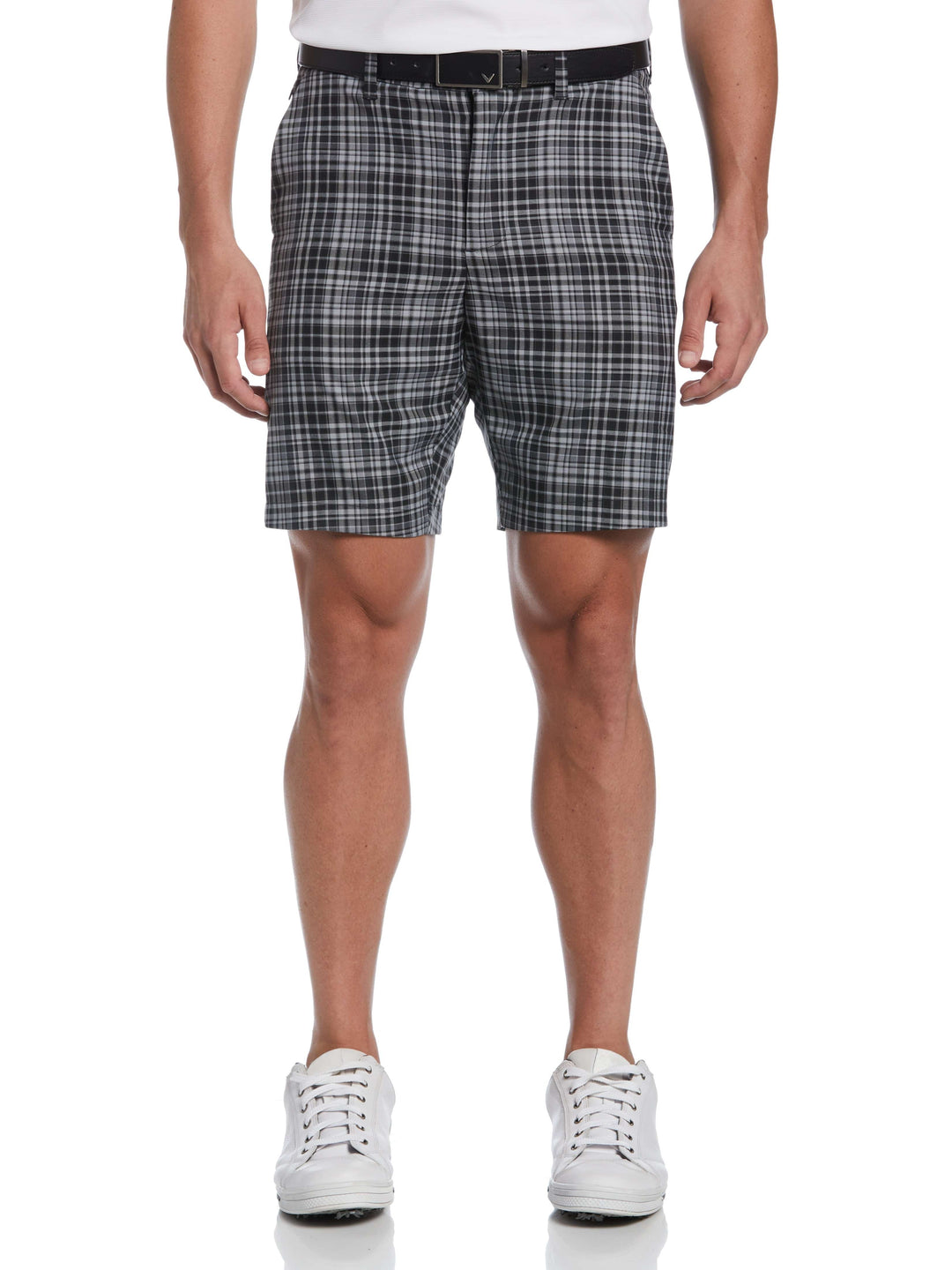 Sun Worn Plaid Ergo Short (Caviar) 