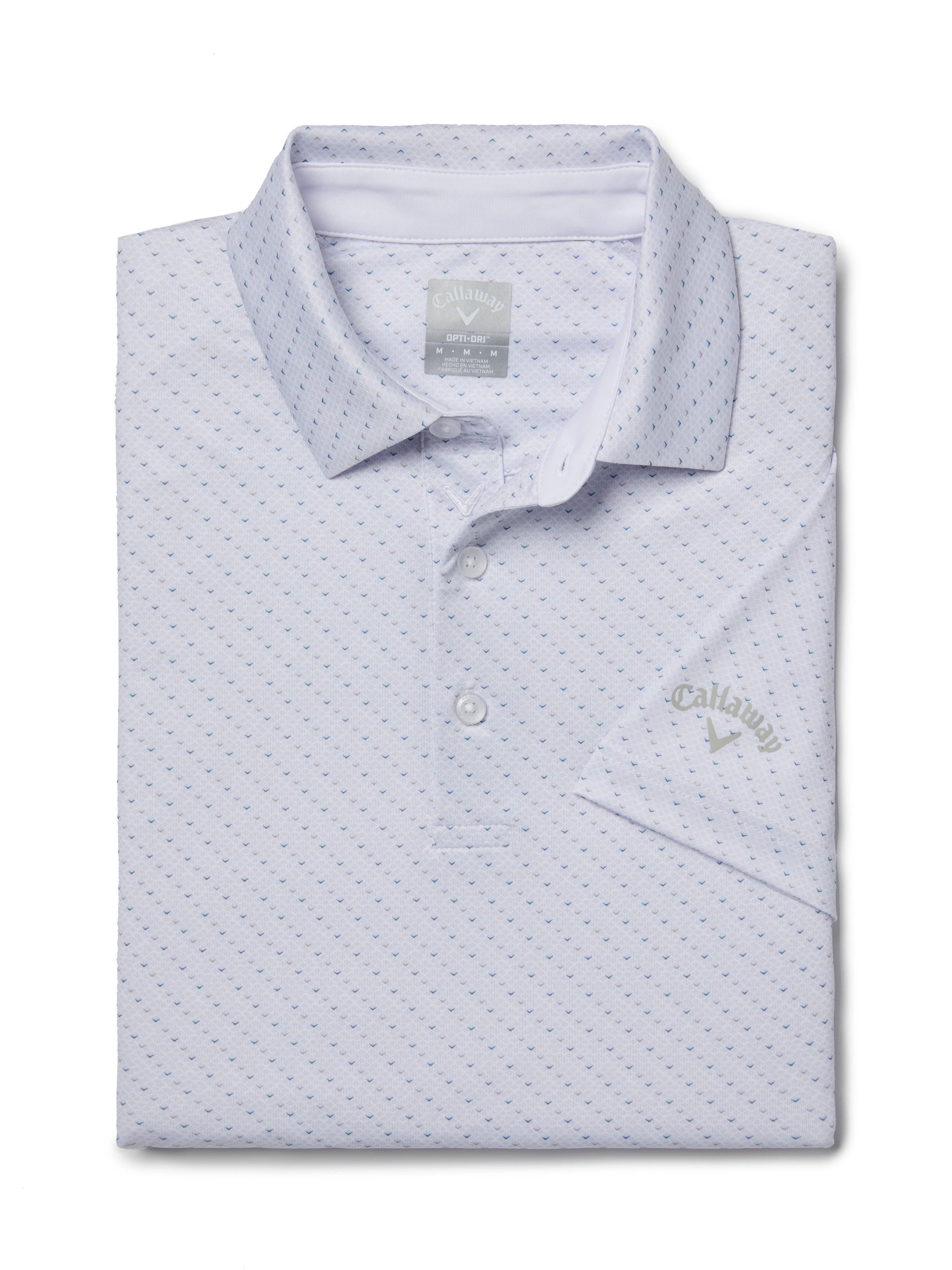 Mens Swing Tech™ Allover Chevron Golf Polo Shirt – Callaway Apparel
