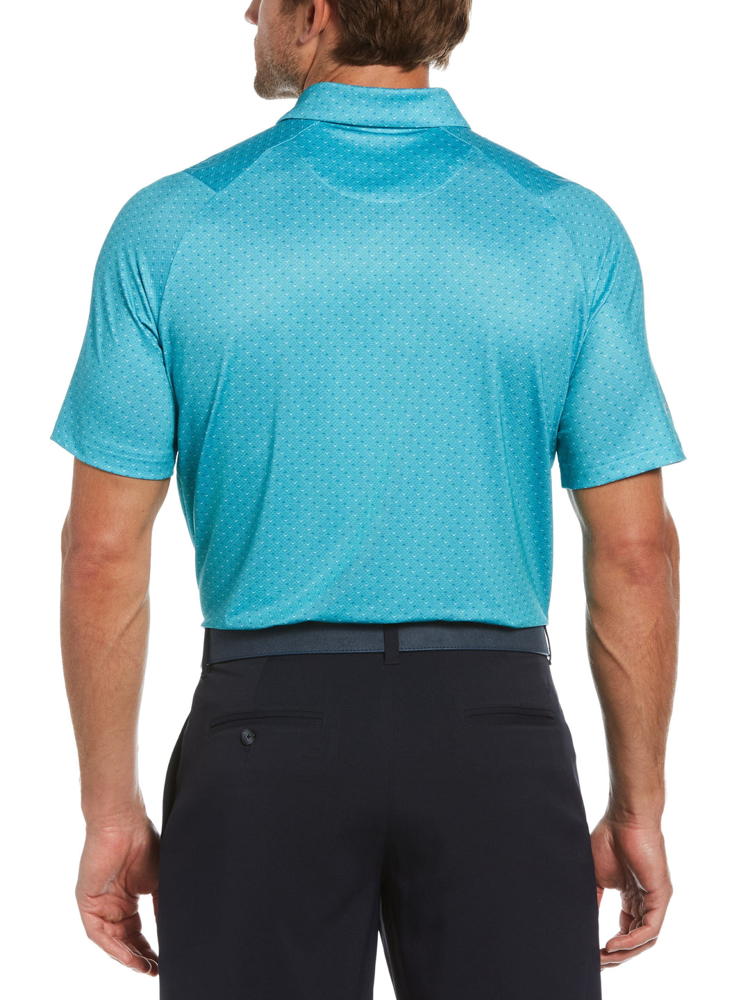 Mens Allover Chevron Golf Polo-Polos-Callaway