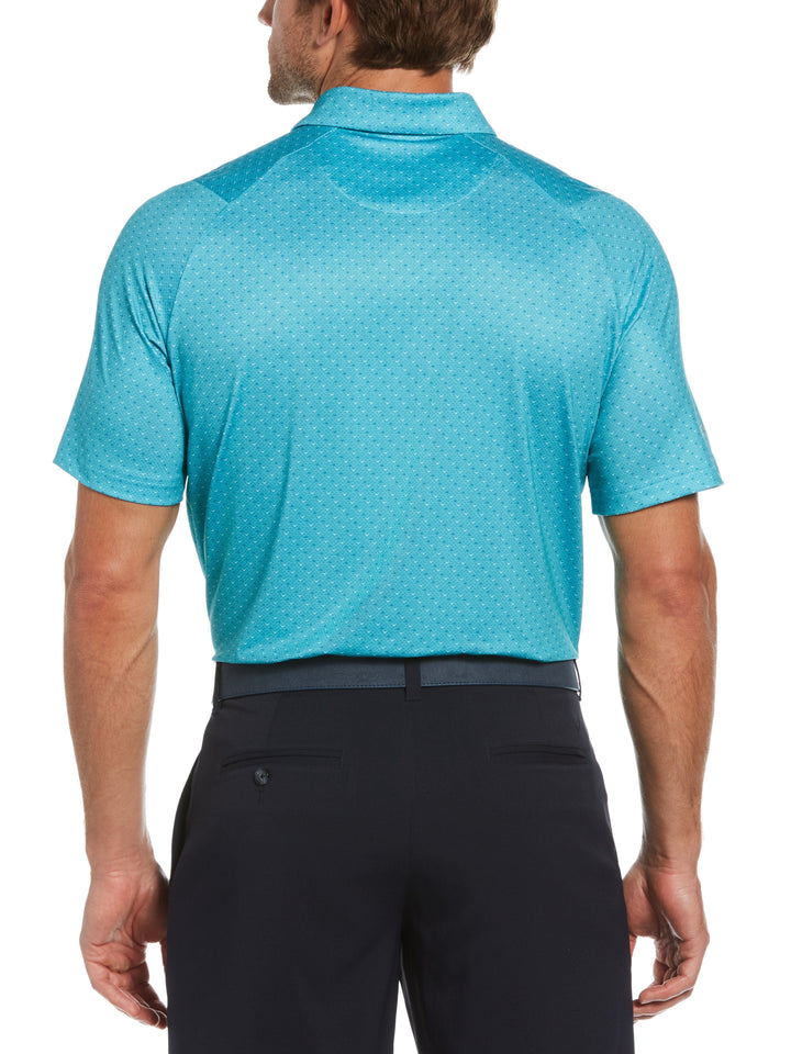 Mens Allover Chevron Golf Polo-Polos-Callaway