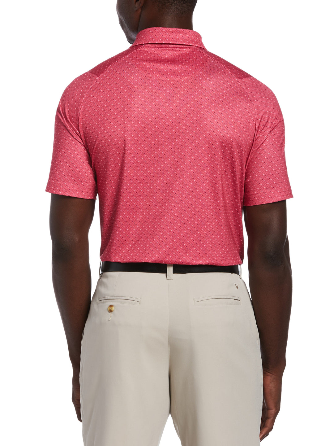Mens Allover Chevron Golf Polo-Polos-Callaway
