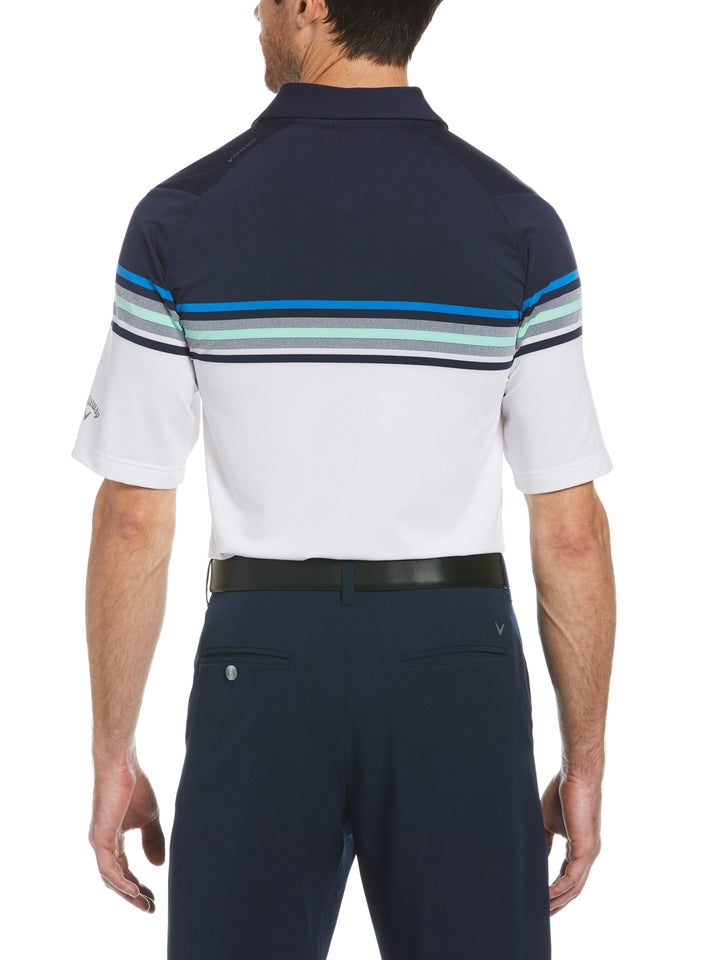 Mens Swing Tech Chest Striped Polo-Polos-Callaway