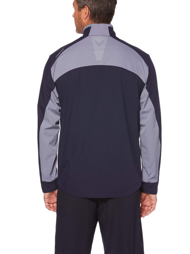 Mens Swing Tech 1/4 Zip Color Block Golf Windshirt-Jackets-Callaway