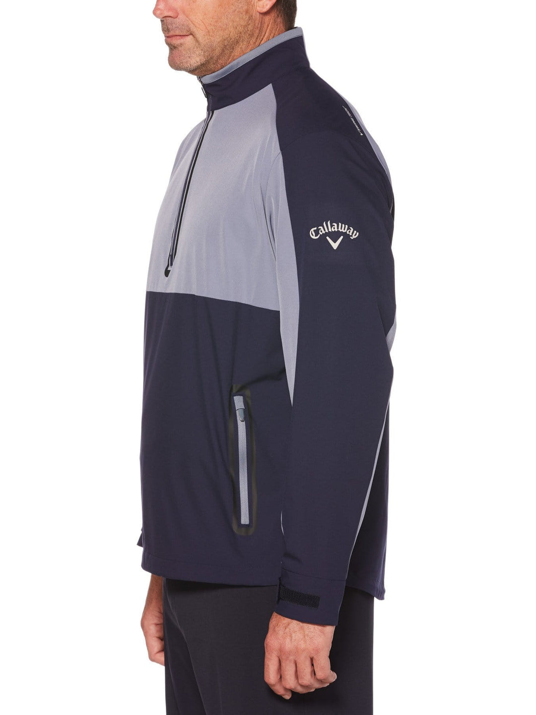 Mens Swing Tech 1/4 Zip Color Block Golf Windshirt-Jackets-Callaway