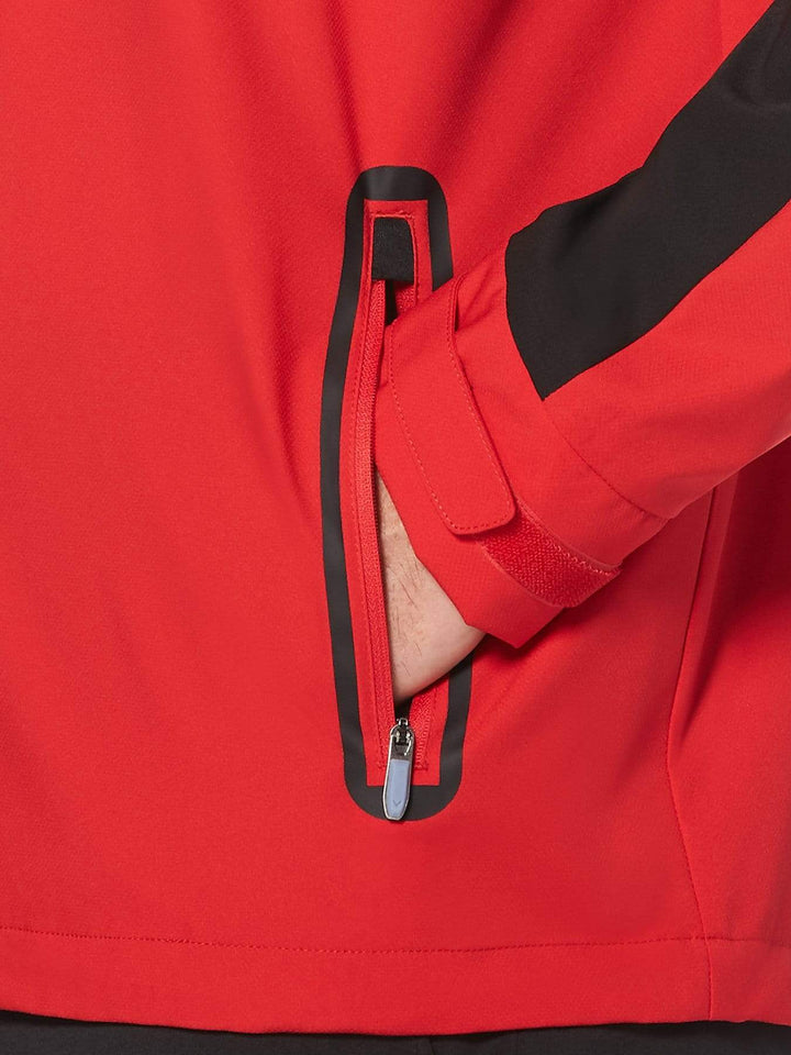 Mens Swing Tech 1/4 Zip Color Block Golf Windshirt Jackets