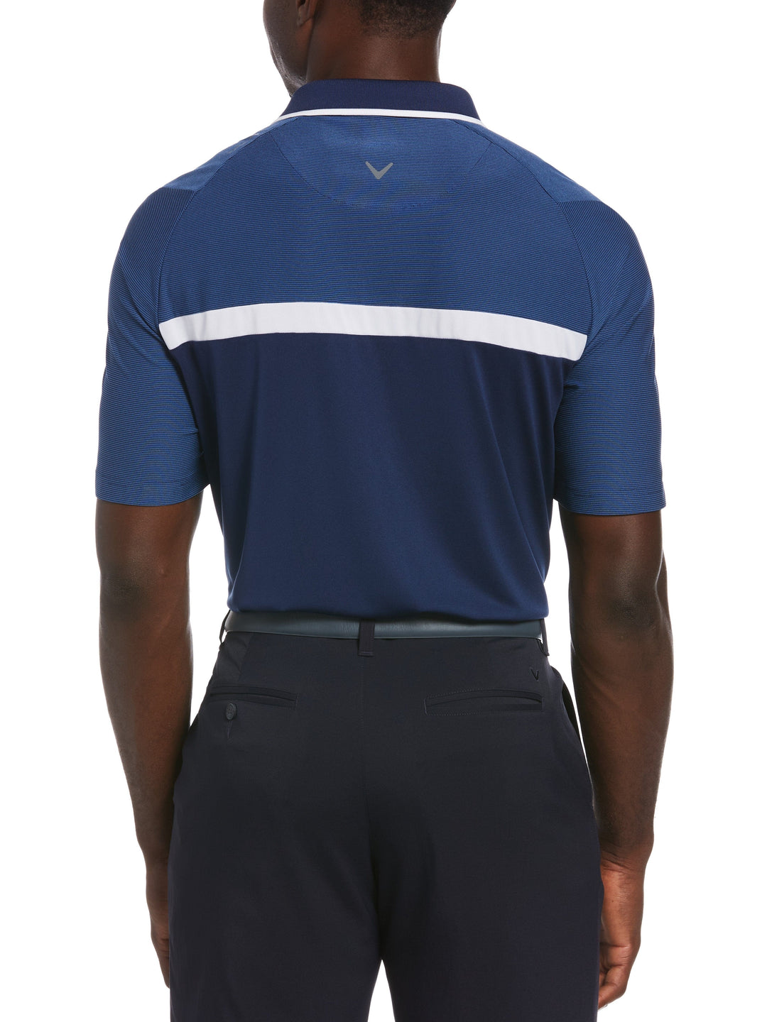 Mens Swing Tech Fine Line Color Block Golf Polo-Polos-Callaway