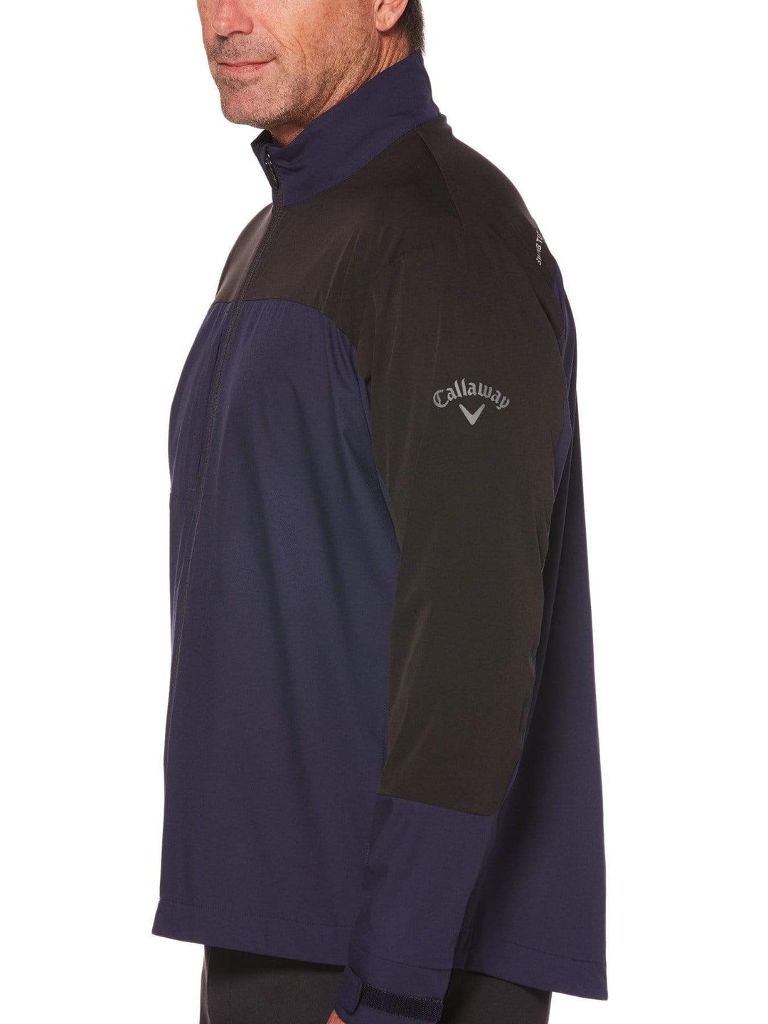 Mens Swing Tech Big & Tall Full Zip Golf Wind Jacket-Jackets-Callaway