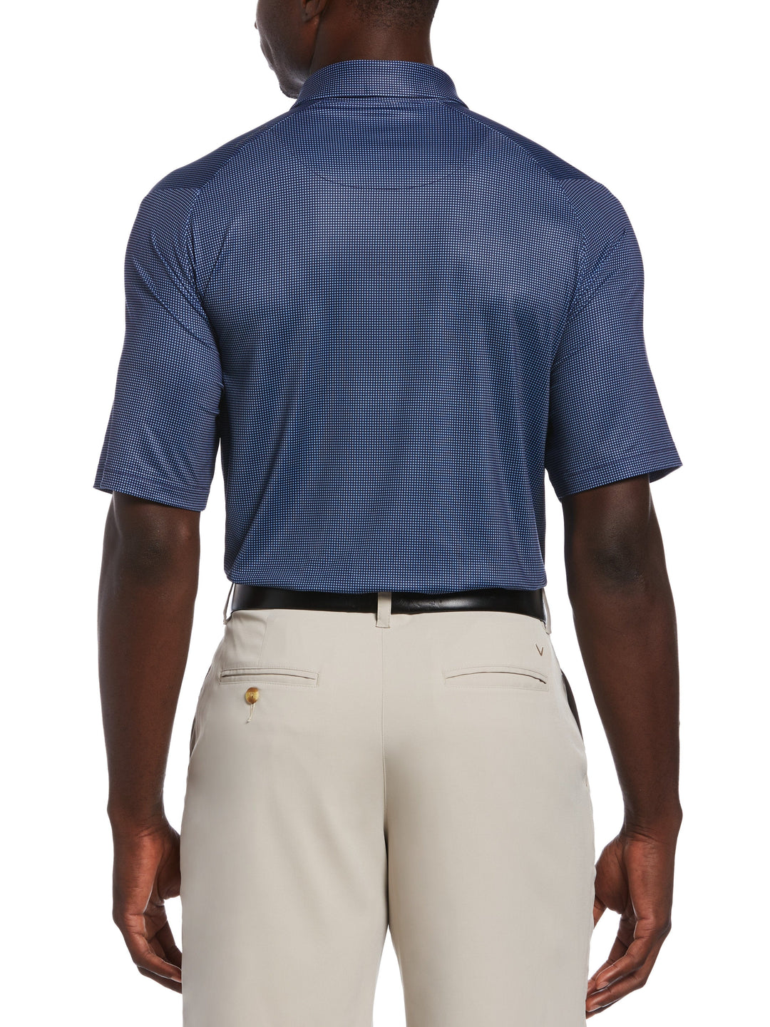 Mens Swing Tech™ Gingham Printed Golf Polo-Polos-Callaway