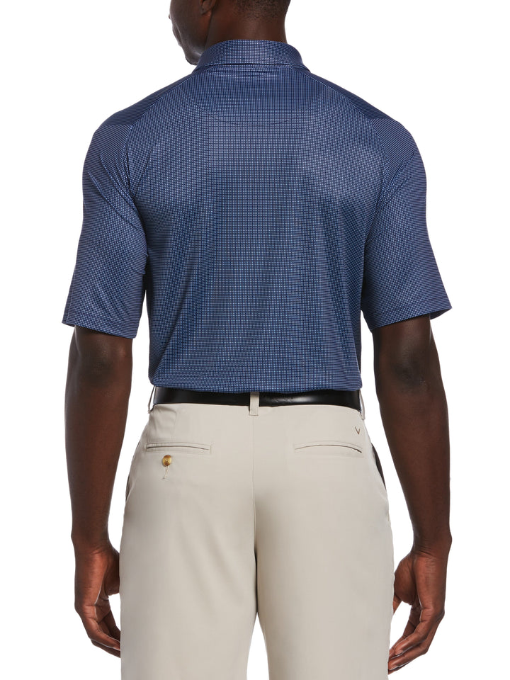 Mens Swing Tech™ Gingham Printed Golf Polo-Polos-Callaway