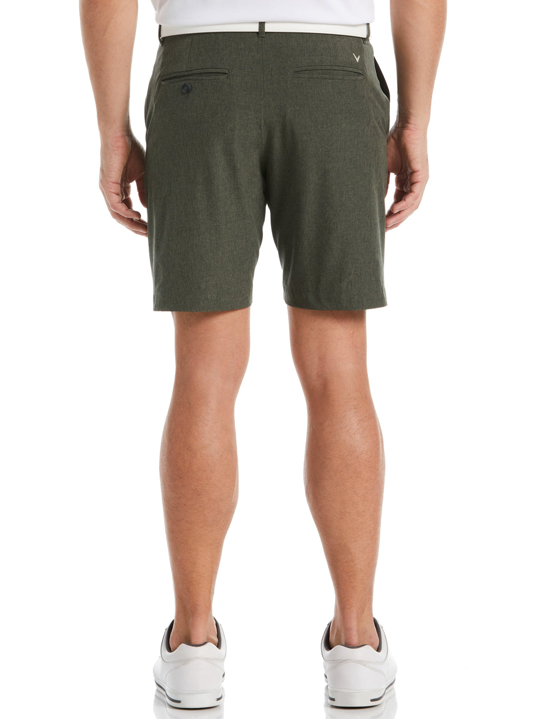 Men's Swing Tech Heather Ergo Short (Dk Lichen Htr) 