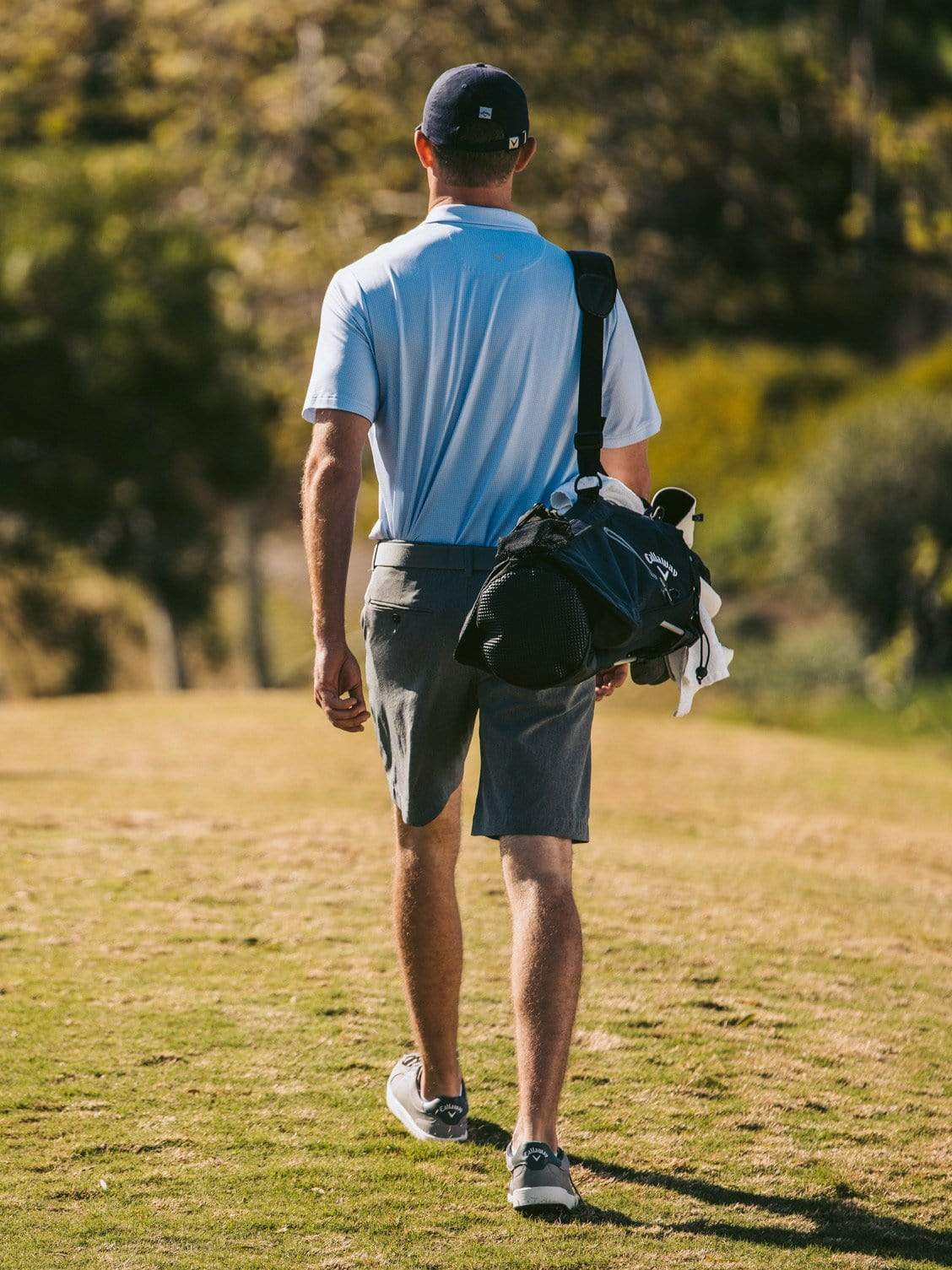 Mens Swing Tech™ Heather Ergo Golf Short – Callaway Apparel
