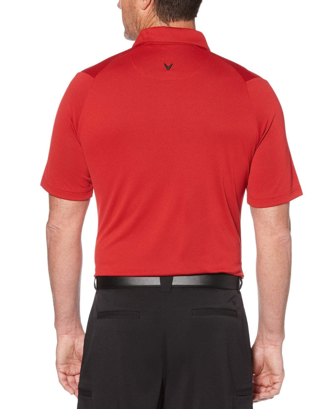 Mens Swing Tech Jacquard Polo Polos
