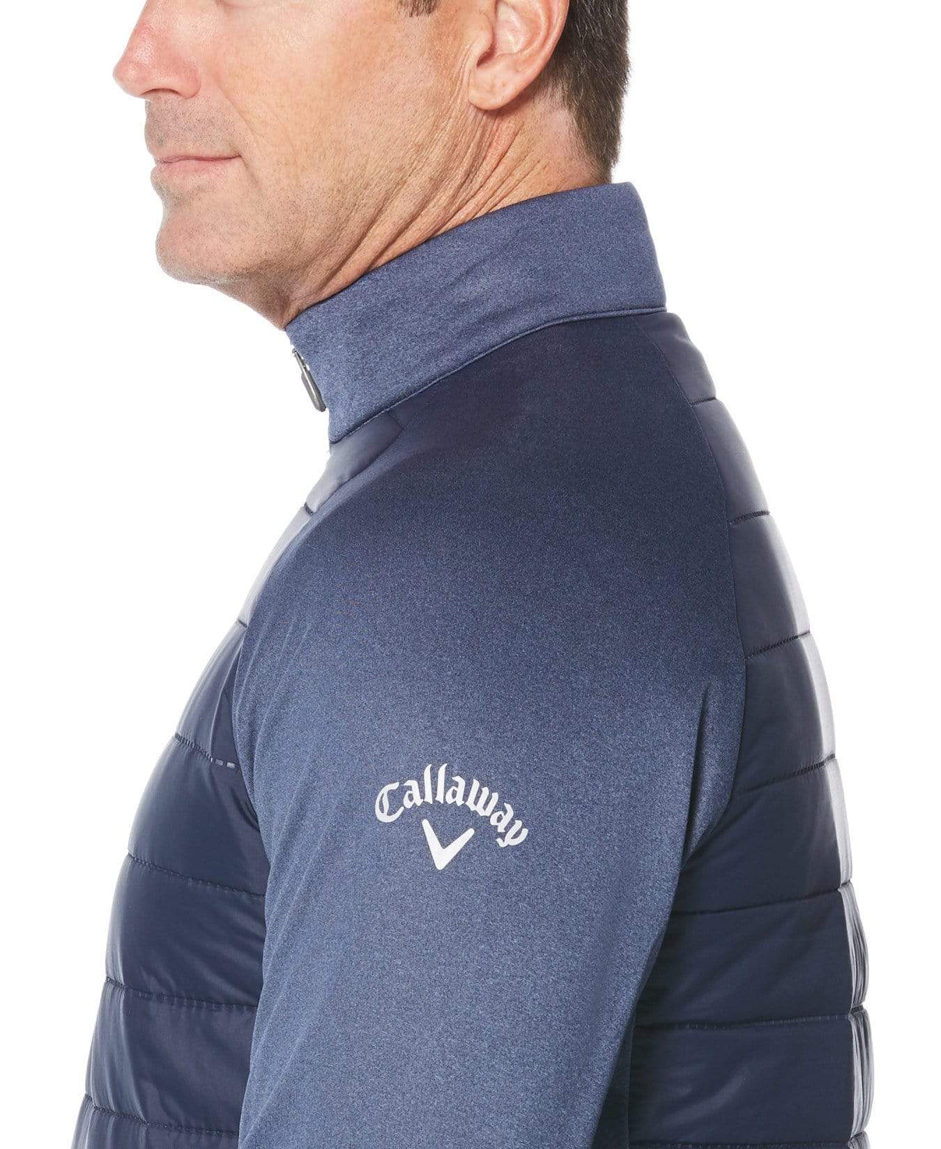 Mens Swing Tech™ Mixed Media 1/4 Zip Golf Pullover – Callaway Apparel