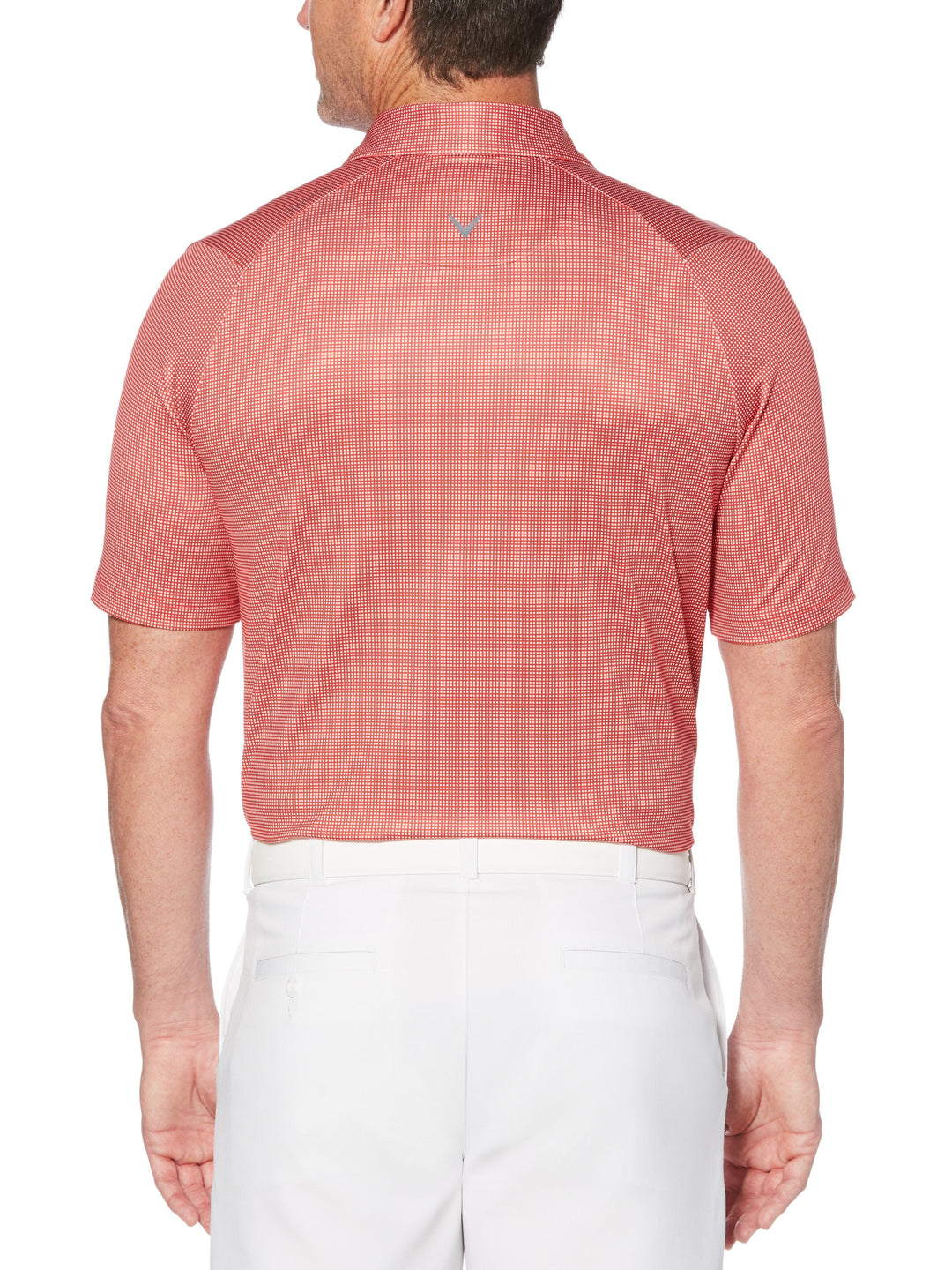 Mens Swing Tech™ Printed Gingham Polo-Polos-Callaway