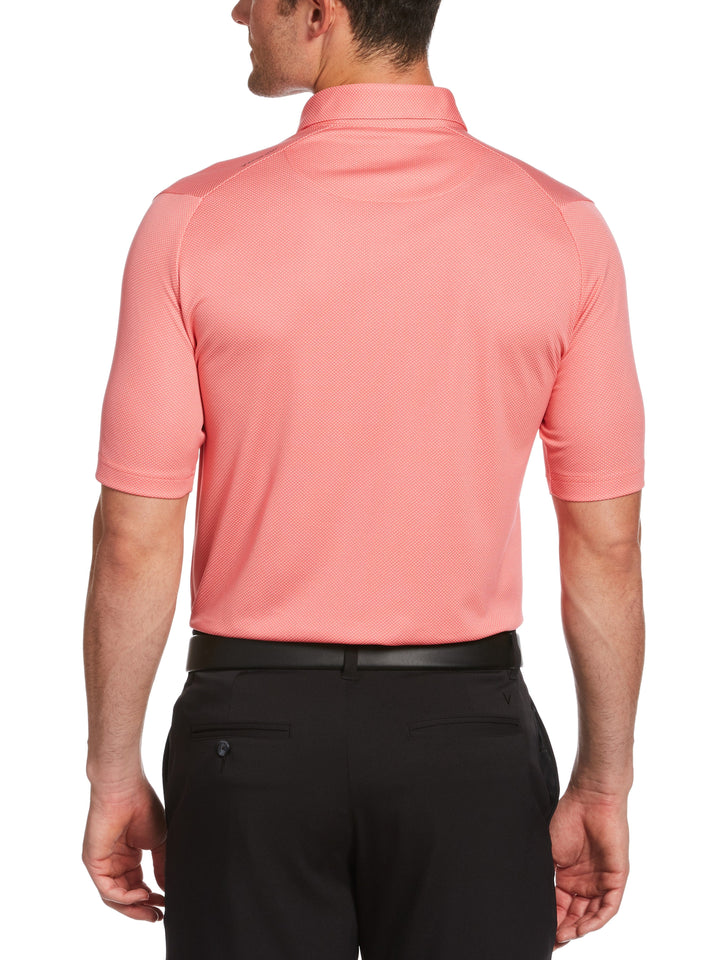 Mens Swing Tech Two Color Jacquard Polo-Polos-Callaway