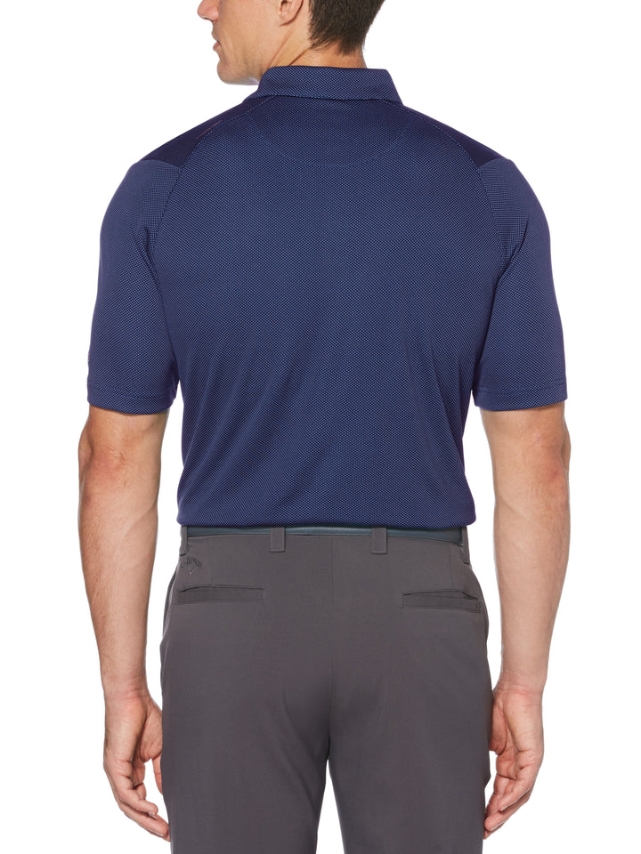 Mens Swing Tech Two Color Jacquard Polo-Polos-Callaway