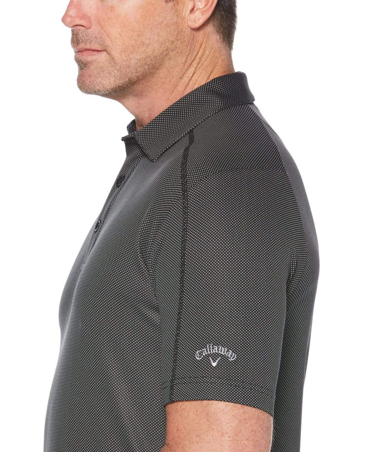 Mens Swing Tech Two Color Jacquard Polo-Polos-Callaway Apparel