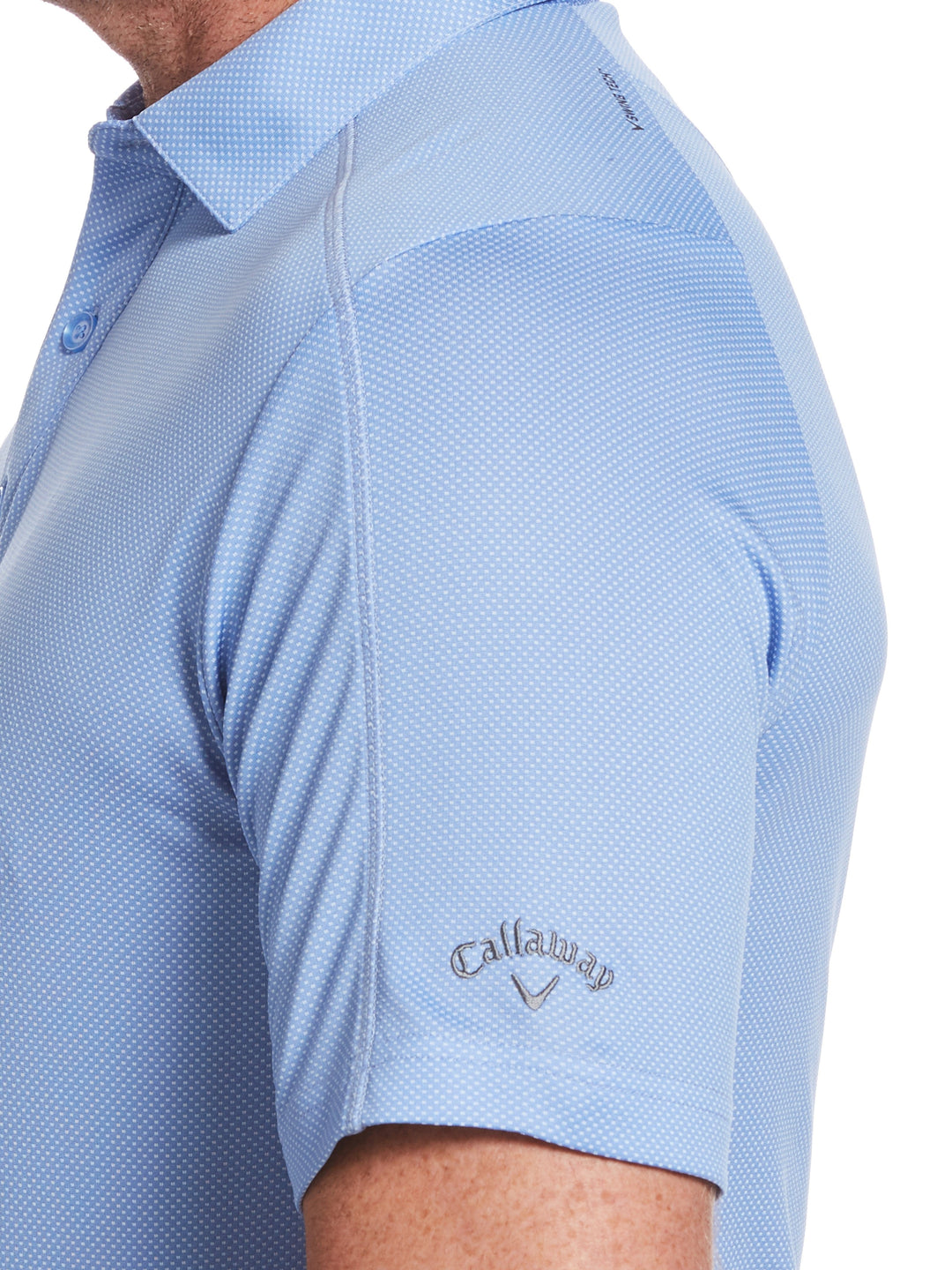 Mens Swing Tech Two Color Jacquard Polo-Polos-Callaway