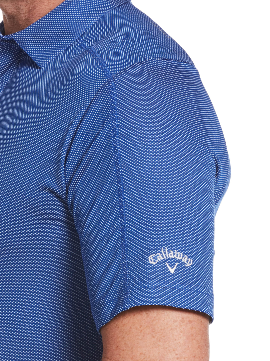 Mens Swing Tech Two Color Jacquard Polo-Polos-Callaway
