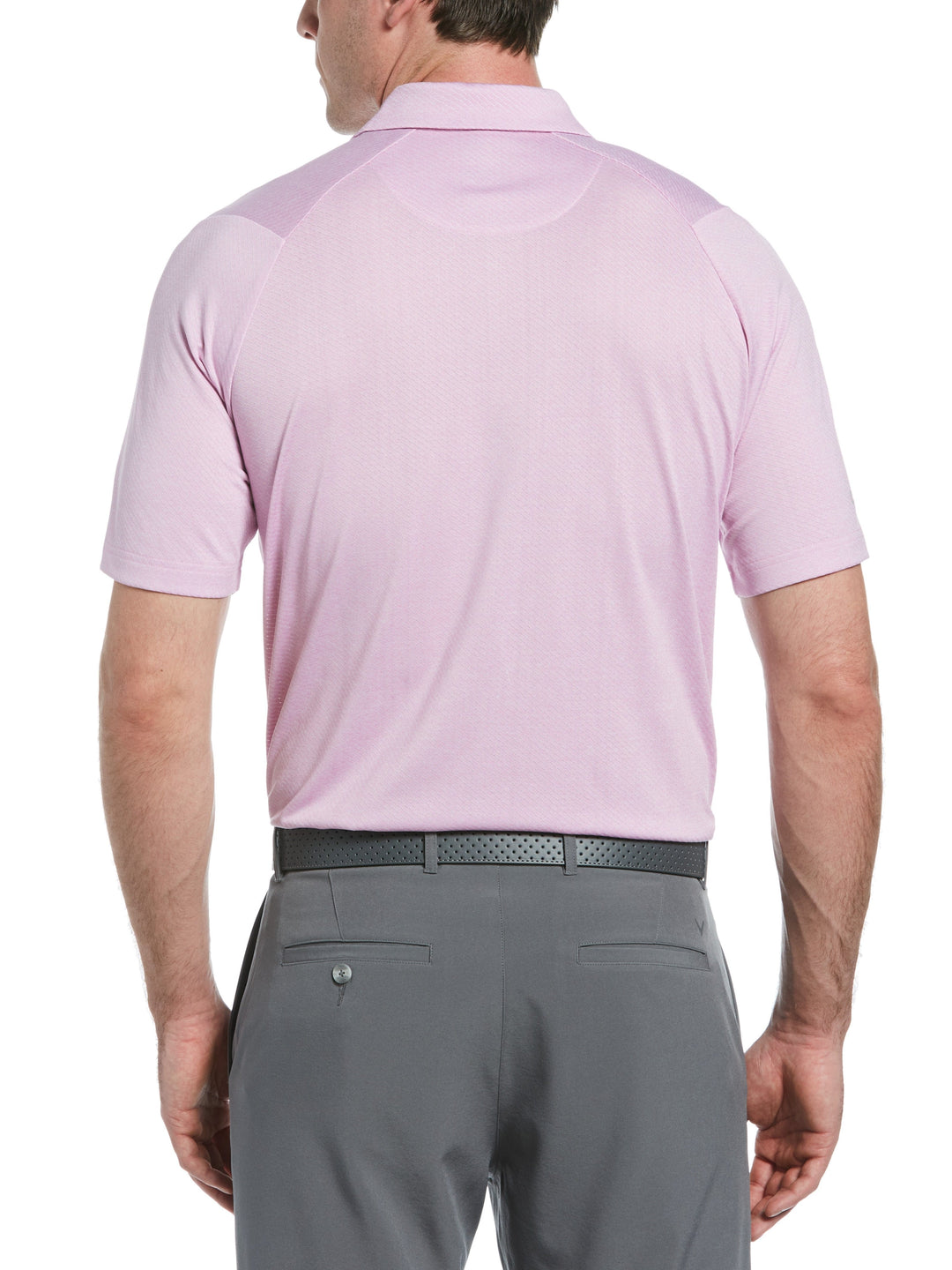 Mens Ventilated Heather Jacquard Golf Polo-Polos-Callaway