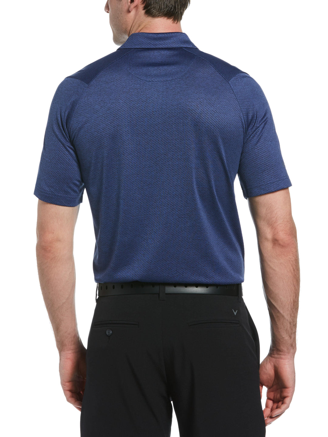 Mens Ventilated Heather Jacquard Golf Polo-Polos-Callaway