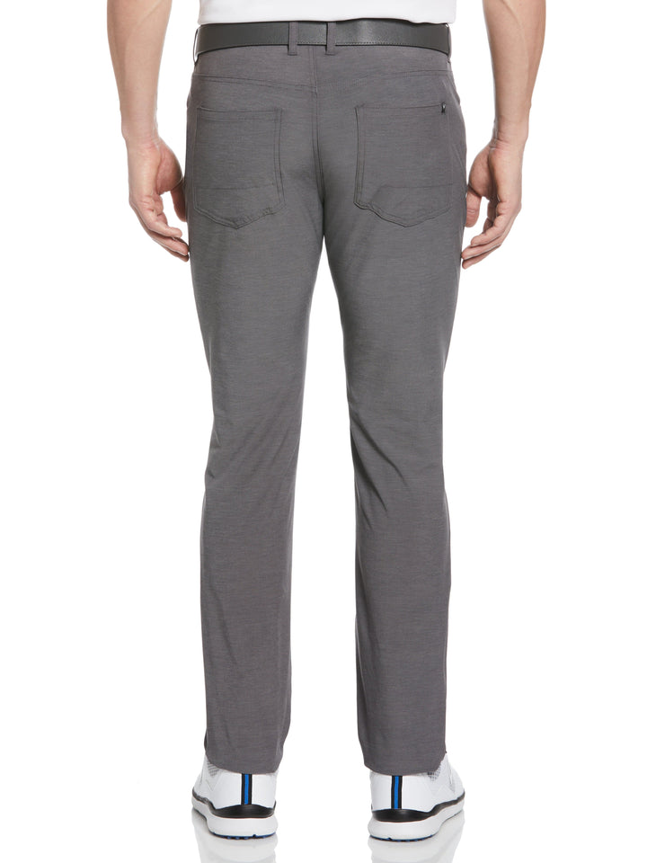 Textured 5 Pocket Golf Pant (Dk Grey Htr) 