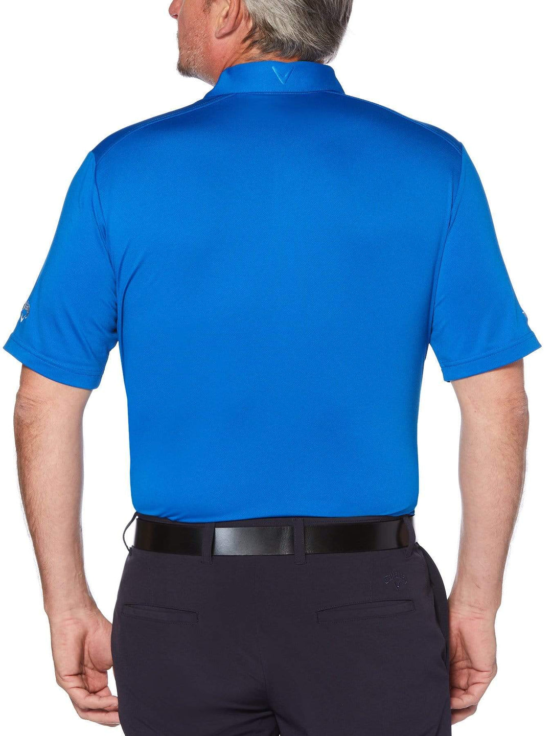 Mens Tour Tested Micro Hex Polo Polos Magnetic Blue / S