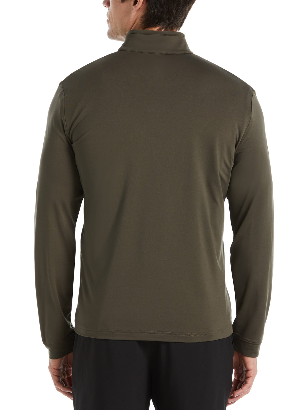 Ultra Light Aquapel 1/4 Zip Golf Pullover (Black Lichen) 
