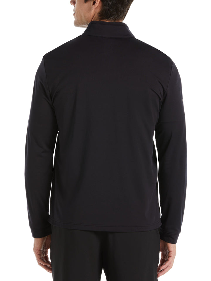 Ultra Light Aquapel 1/4 Zip Golf Pullover (Caviar) 