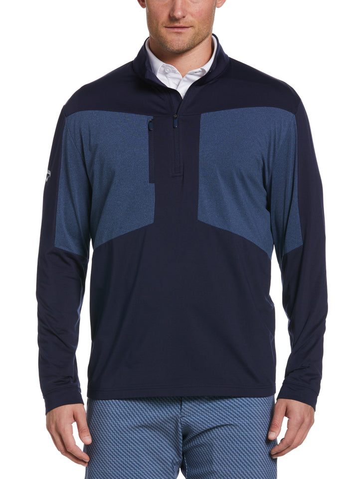 Ultra Light Aquapel 1/4 Zip Golf Pullover (Peacoat) 