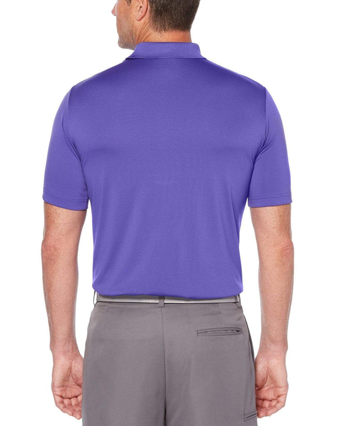 Mens Ventilated Engineered Stripe Polo Polos