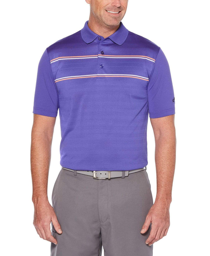 Mens Ventilated Engineered Stripe Polo Polos Liberty / S