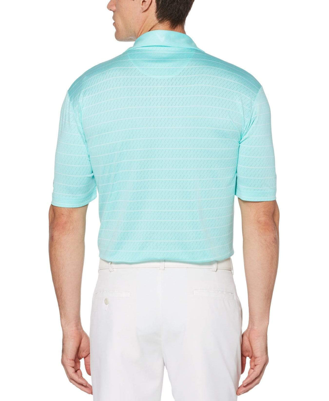 Mens Ventilated Stripe Polo-Polos-Callaway Apparel