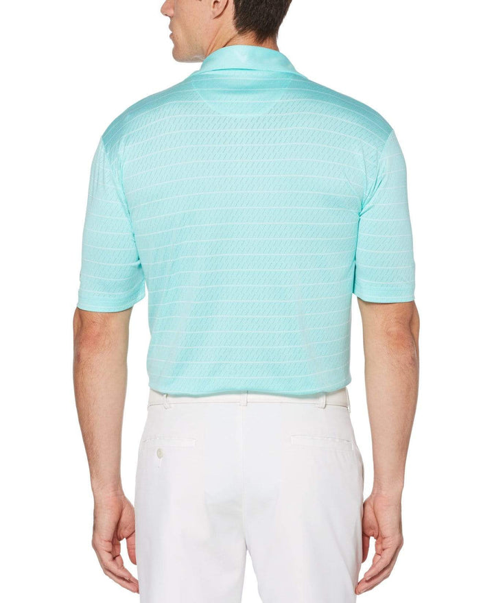 Mens Ventilated Stripe Polo-Polos-Callaway Apparel