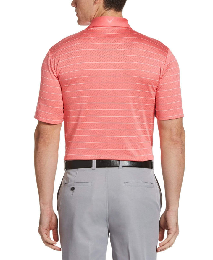 Mens Ventilated Stripe Golf Polo-Polos-Callaway Apparel
