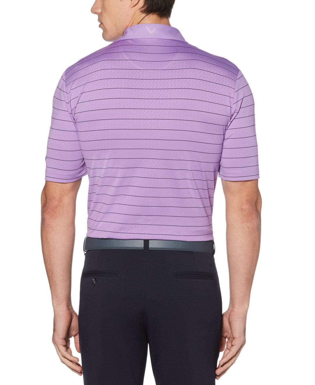 Mens Ventilated Stripe Polo-Polos-Callaway Apparel