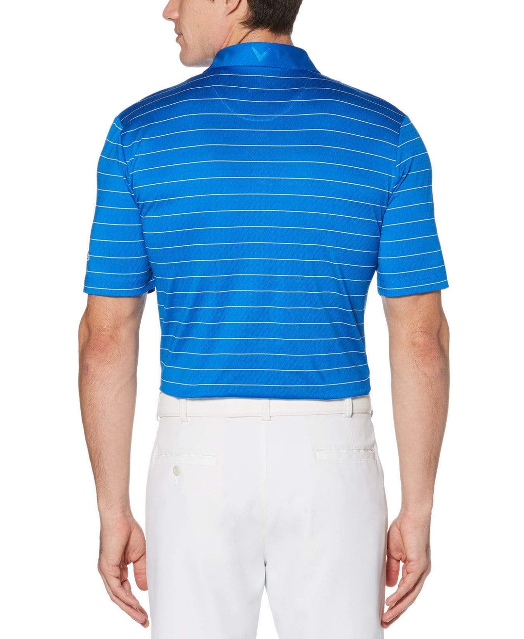 Mens Ventilated Stripe Polo-Polos-Callaway Apparel