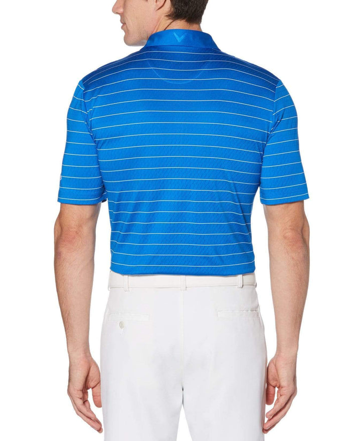 Mens Ventilated Stripe Polo-Polos-Callaway Apparel